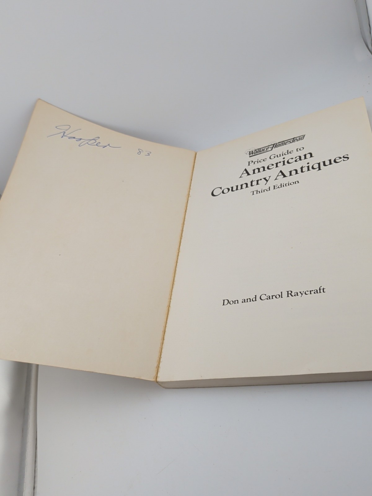 VTG Wallace-Homestead Price Guide to American Country Antiques 1982, 3rd Edition