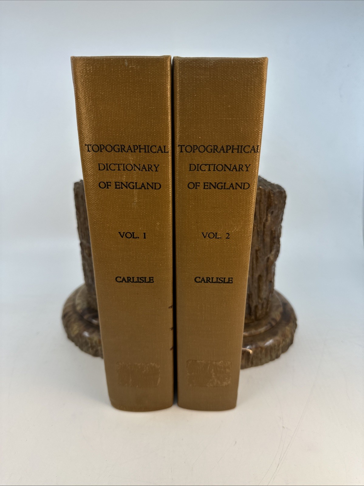 Topographical Dictionary England 1808 2 Vol Set Carlisle Complete (E94)