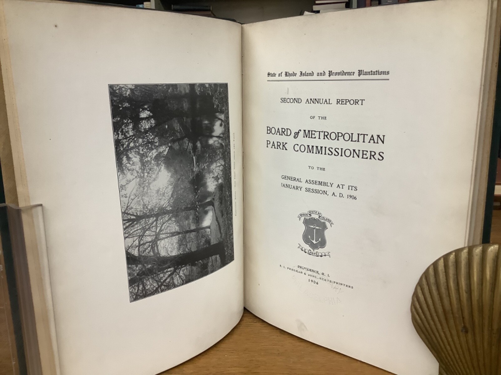 1906 2nd Annual Report Of The RI Board Of Metropolitan Park Commissioners Maps