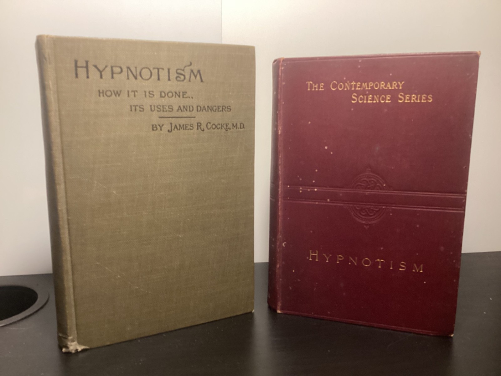 1894/97 Albert Moll & James R. Cocke Pieces On Hypnotism – See Below