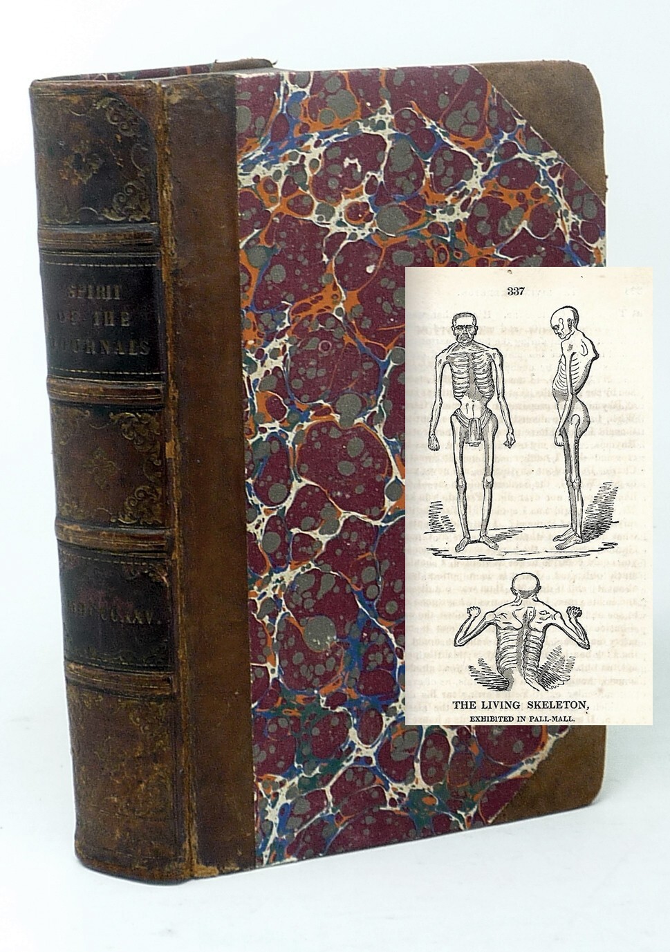1826 Leather ESSAYS HUMOR POETRY Illustrated LONDON MAY DAY ENGLISH CHARACTER