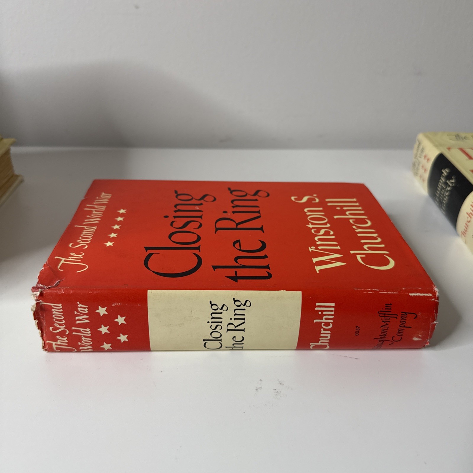 Second World War Hardcover Winston Churchill Complete Set Volumes 1 2 3 4 5 6 DJ