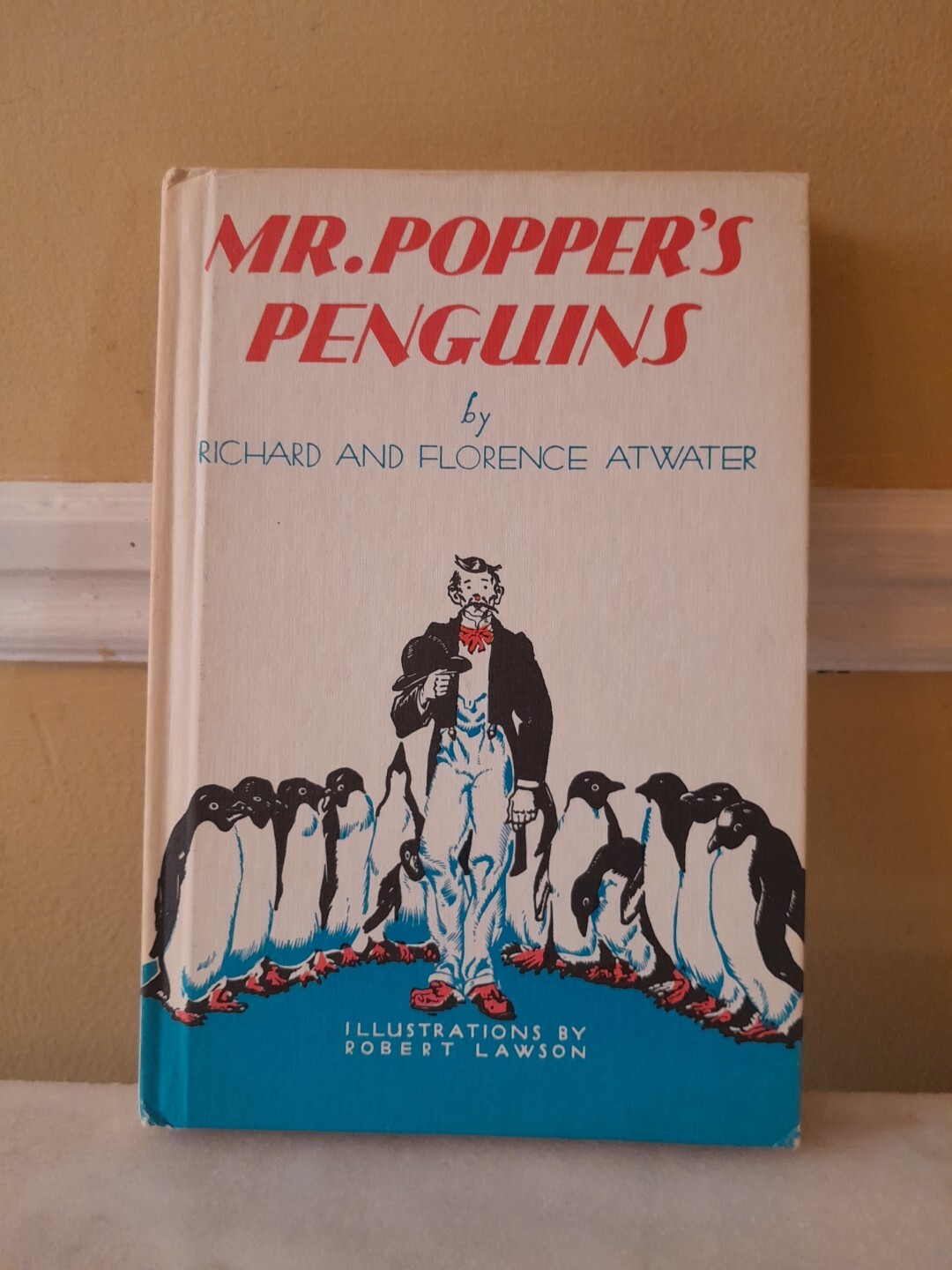 RARE ERROR VTG 1938 Mr Popper’s Penguins Robert Lawson R & F Atwater READ