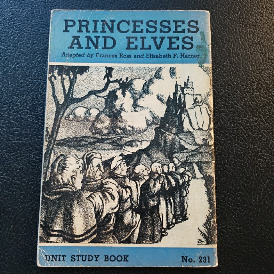 Princesses and Elves Unit Study Book No. 231, 1939 Educational Book
