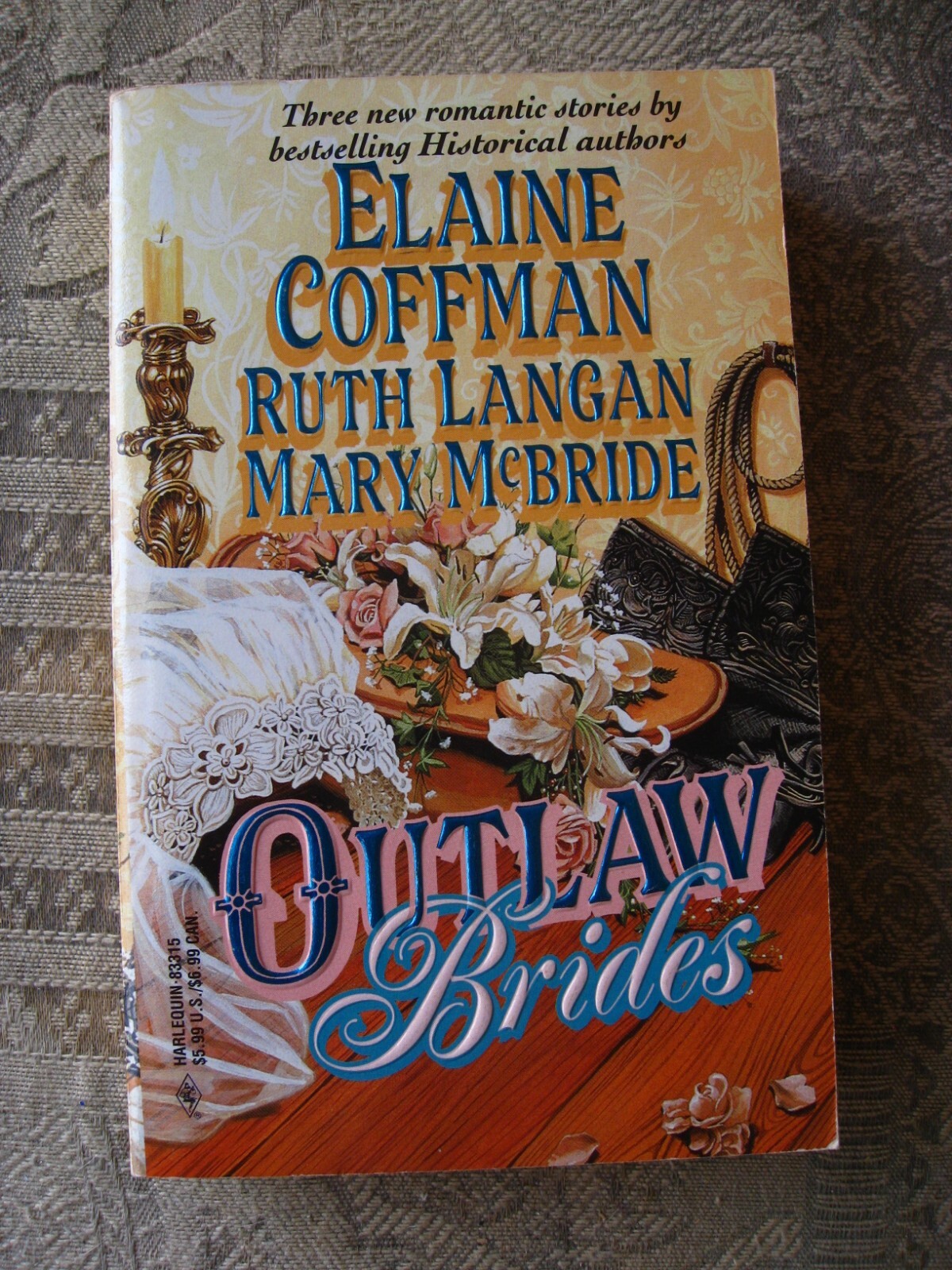 Elaine Coffman, Ruth Langan, Mary McBride – Outlaw Brides – 1996 – paperback