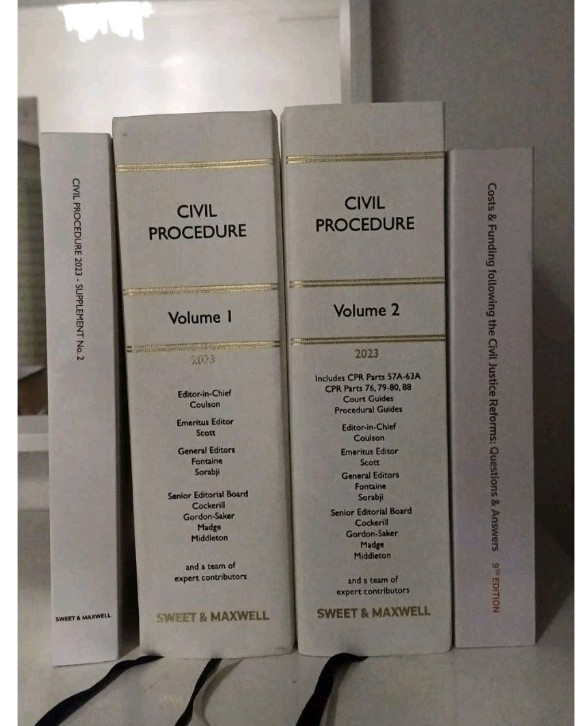 Civil Procedure 2023 The White Book Service 2023 VOL 1 And 2 With Supplements