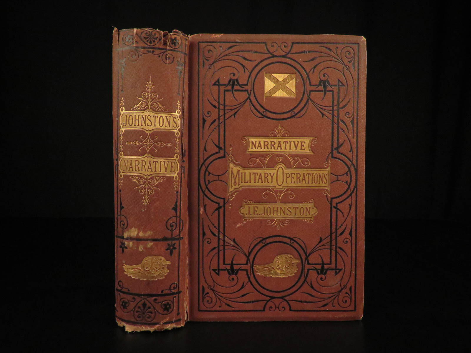 1874 1ed Confederate General Joseph E Johnston Civil War Narrative CSA Military