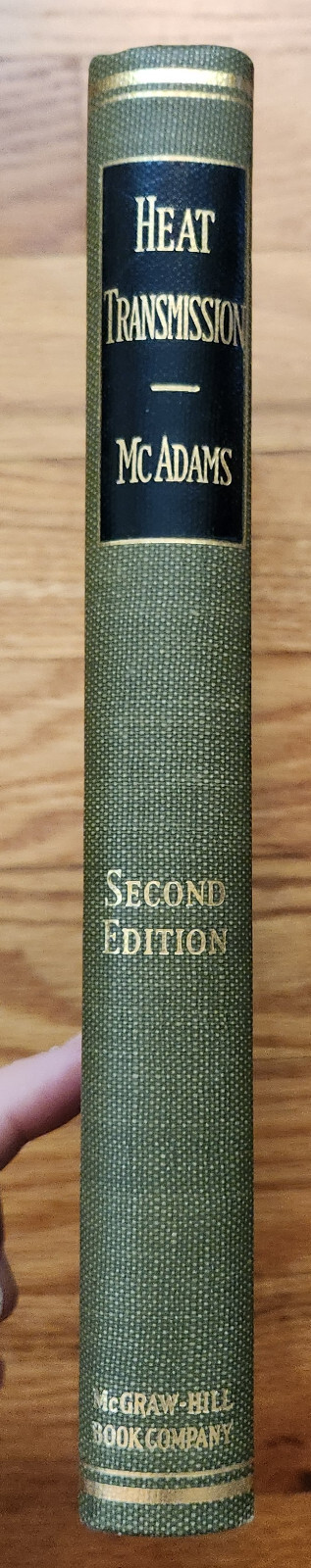 Heat Transmission William H. McAdams 1942 Second Edition Revised And Enlarged