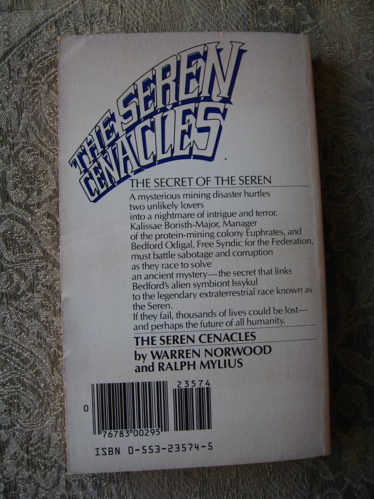 Warren Norwood, Ralph Mylius – The Seren Cenacles – 1983 – paperback