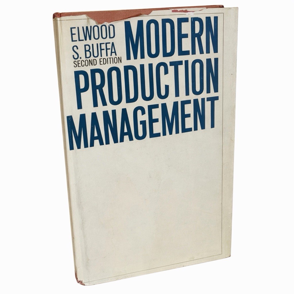 Modern Production Management by Elwood S. Buffa. Hardcover 1965 2da Edition