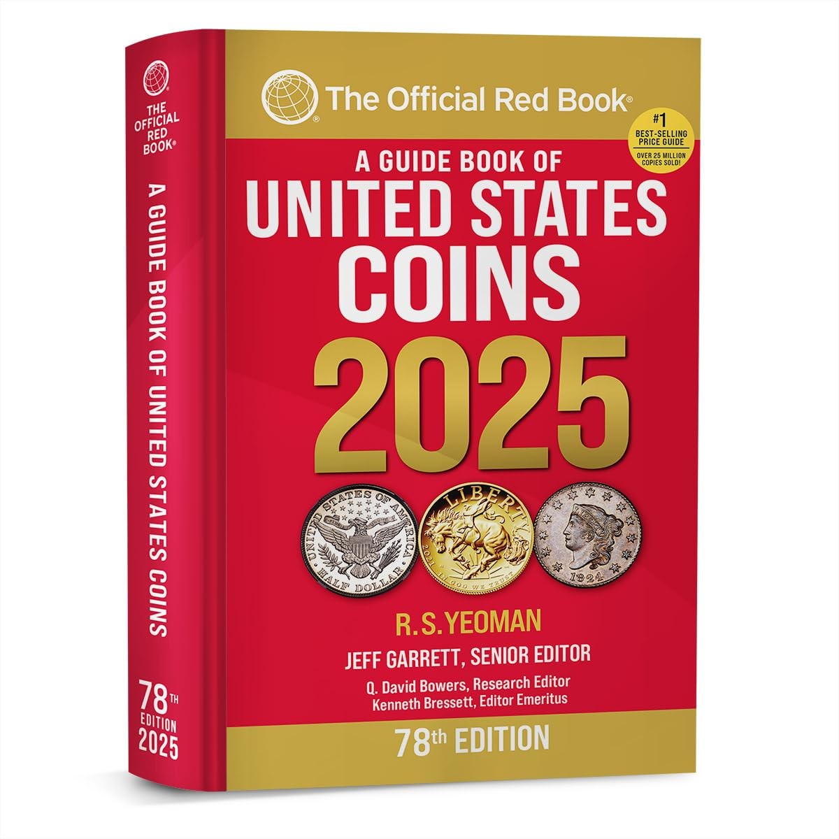 A Guide Book of United States Coins 2025 „Redbook“ Hidden Spiral (Garrett)