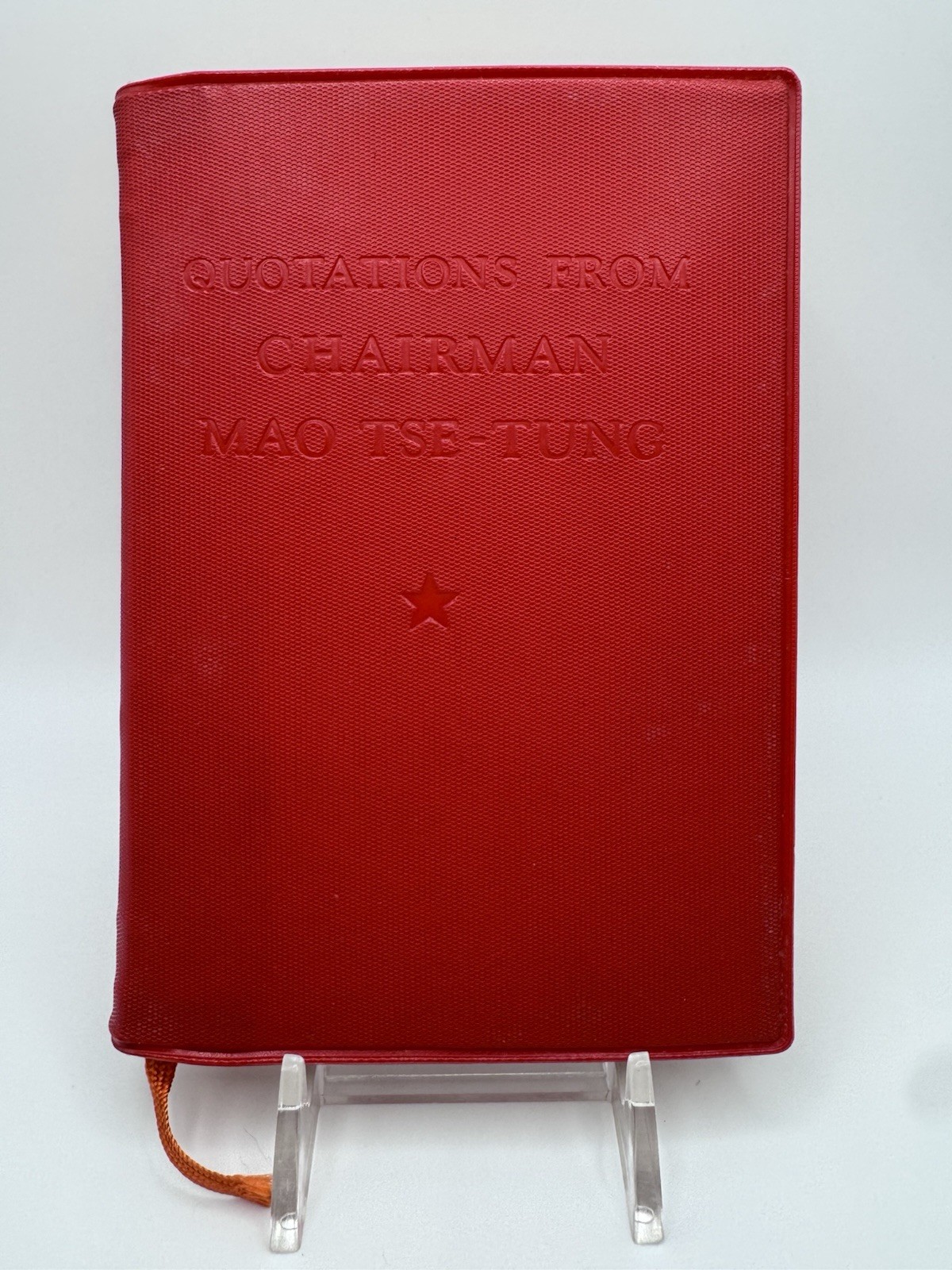 1966 Pocket 1st Edition Little Red Book English Quotations Chairman Mao Tse-Tung
