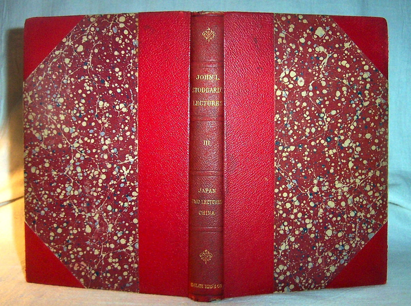 1904 JAPAN & CHINA Leather Binding Photos ASIA Tokyo Nikko Kyoto Hong Kong etc.