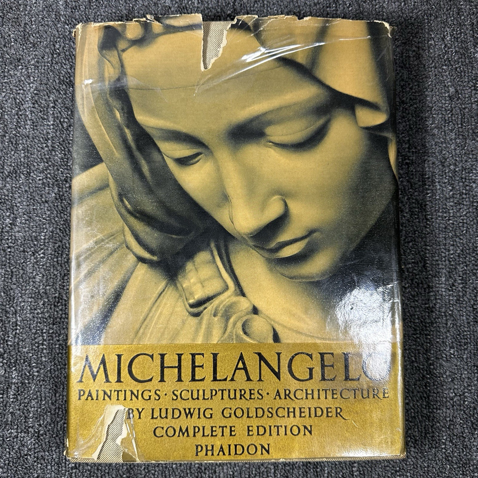 MICHELANGELO Paintings-Sculptures-Architecture Complete Edition Phaidon 1963 HC