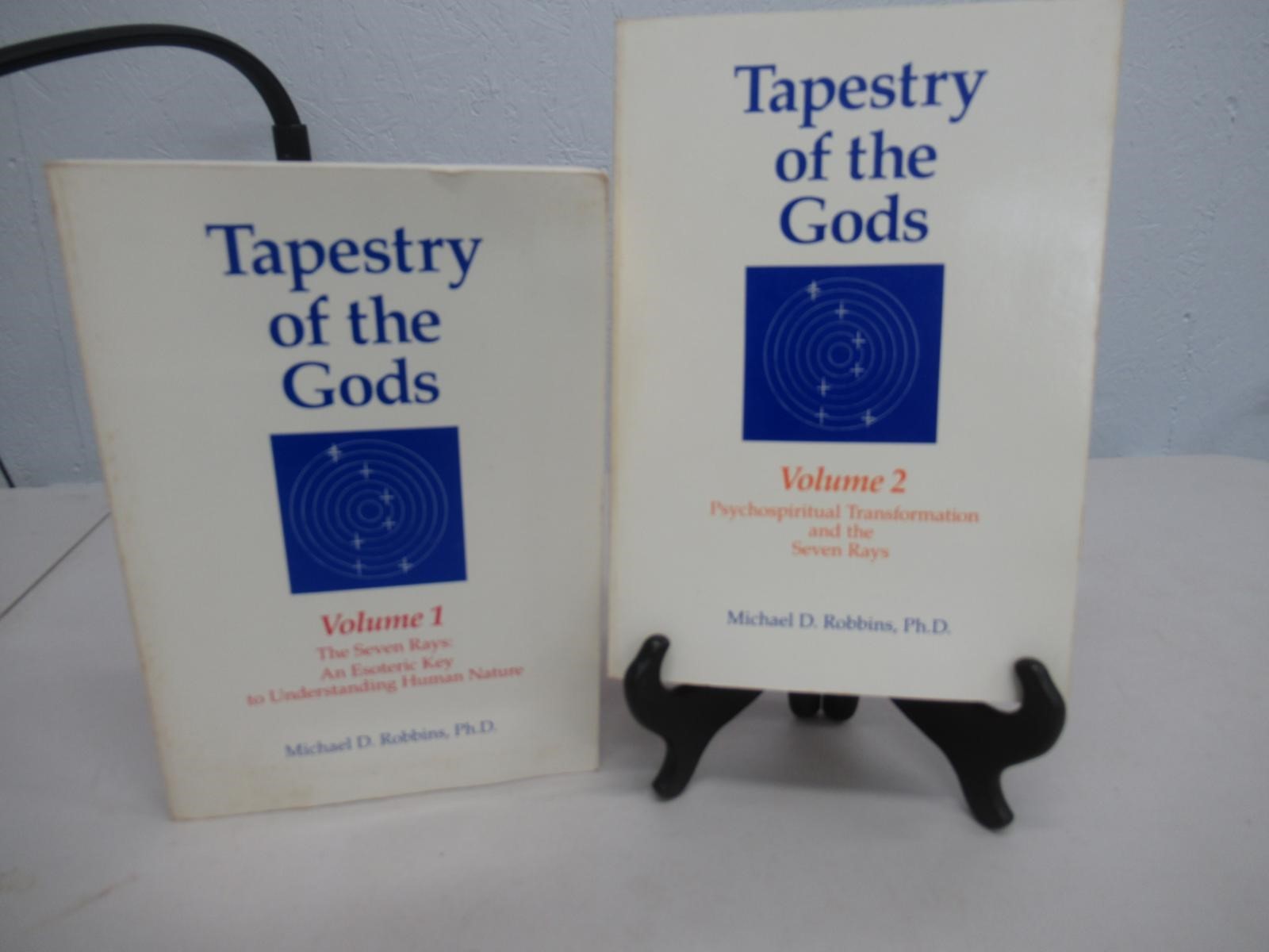 1988 1st ed TAPESTRY of the GODS – Michael Robbins 2 Vols ESOTERIC KEY rd29