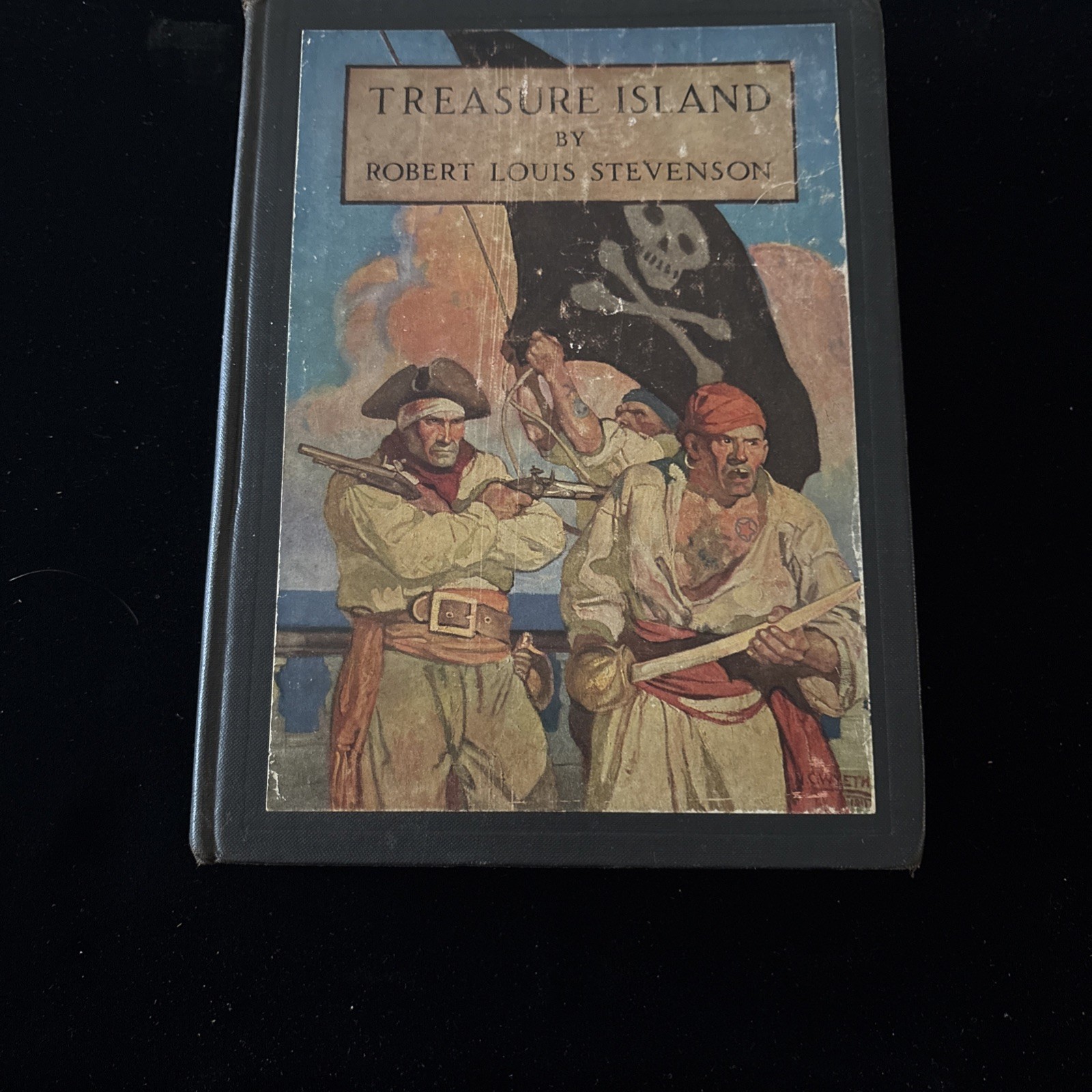 1911 Treasure Island Robert Louis Stevenson Illustrated HC