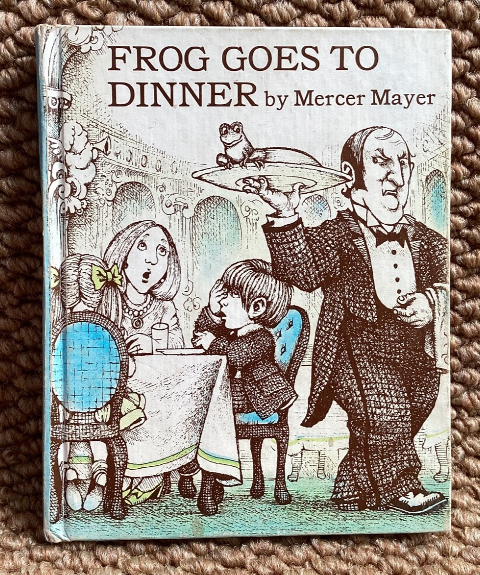FROG GOES TO DINNER BY MERCER MAYER HB 1ST UK 1975 WILLIAM COLLINS