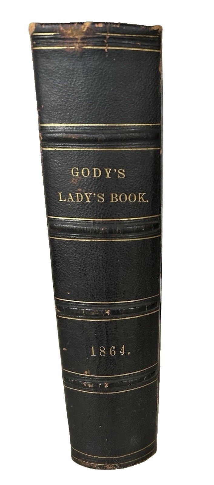 1864 Godey’s Lady’s Book Bound Full Year Volume Civil War Era Fashion Plates