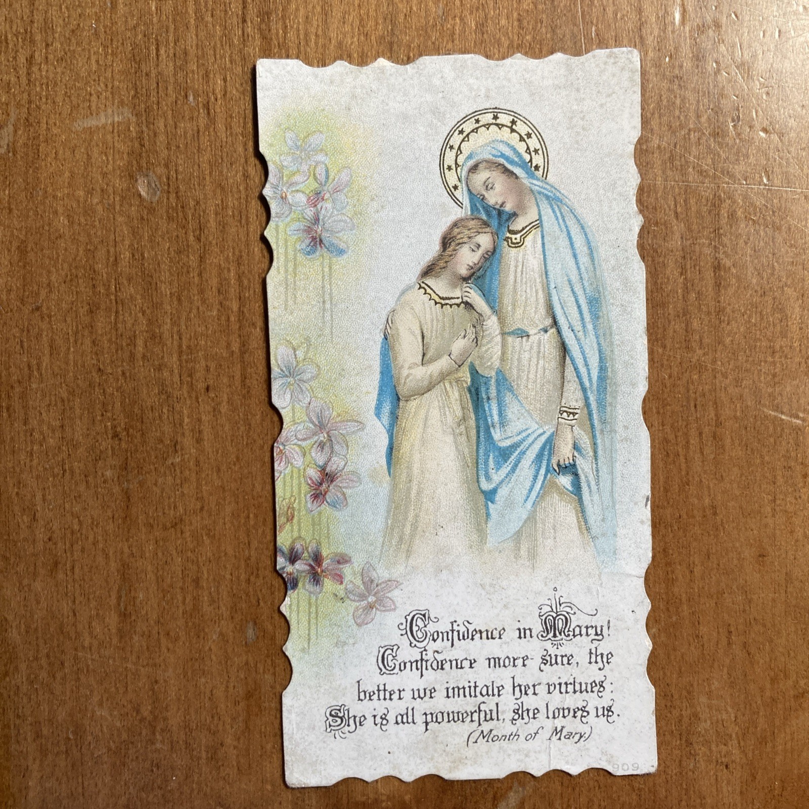 1925 Catholic Devotions Vest-Pocket Manual with Confidence in Mary Card