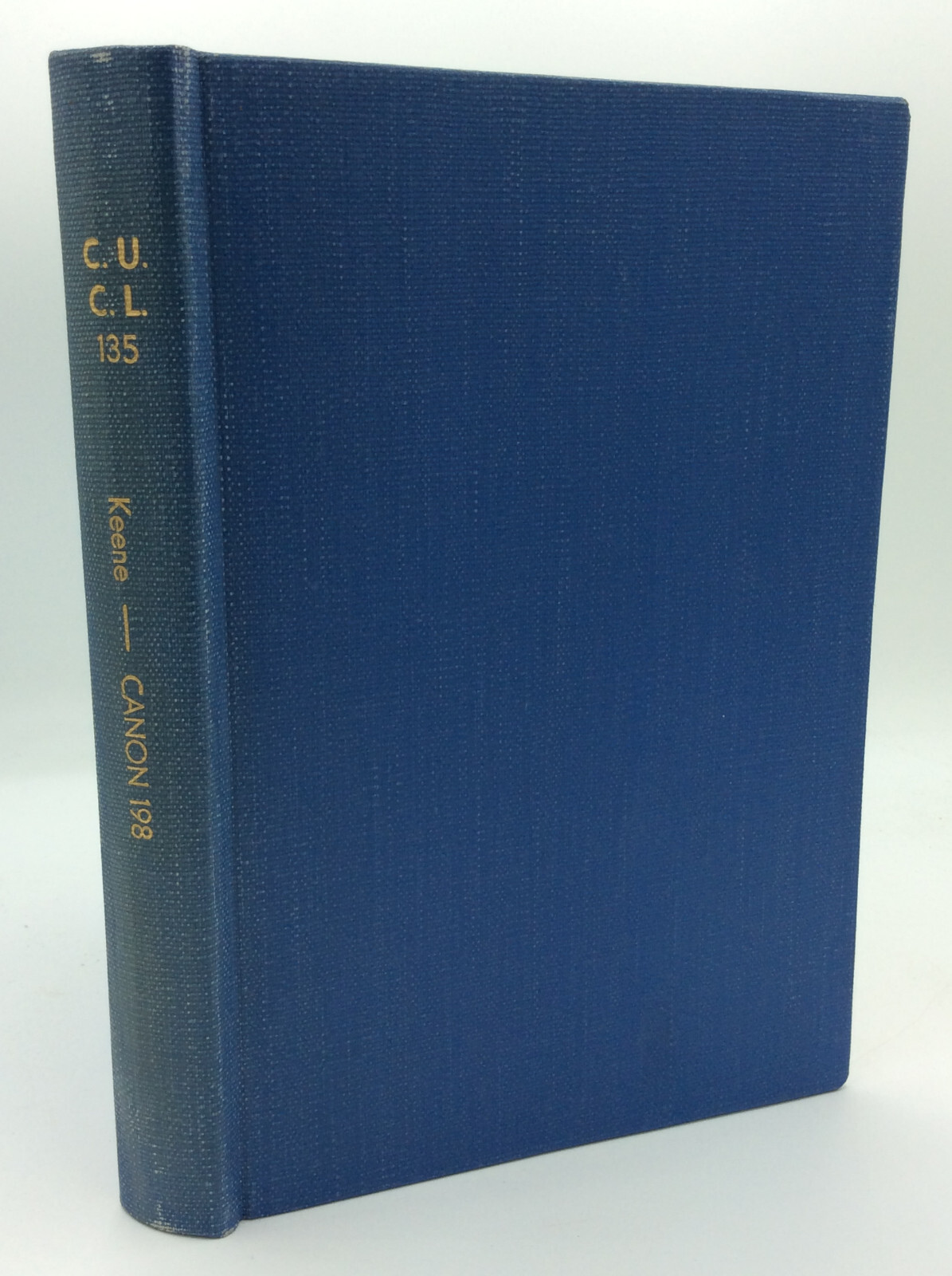 RELIGIOUS ORDINARIES AND CANON 198 by Michael James Keene – 1942 – vintage