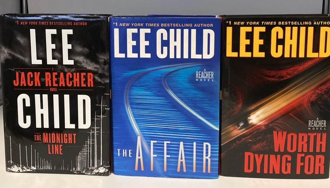 Lee Child’s Jack Reacher Books Lot Of 3 – All First Edition