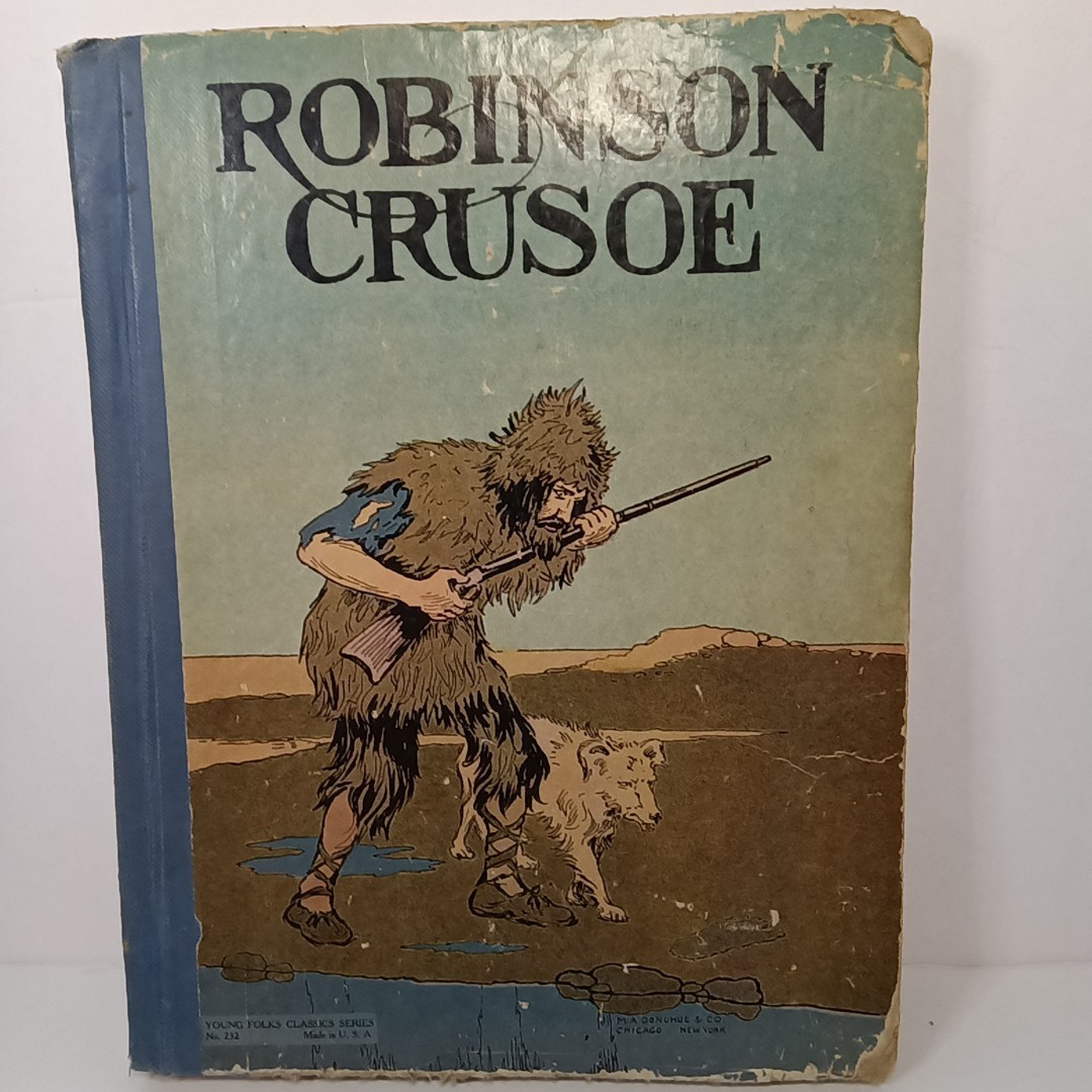 1922 ROBINSON CRUSOE from YOUNG FOLKS CLASSIC SERIES No.232 Daniel DeFoe