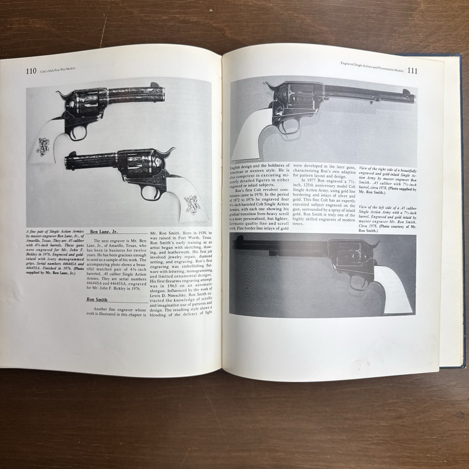 Colt’s Single Action Army Post War Models hardcover 1st Edition No Sleeve
