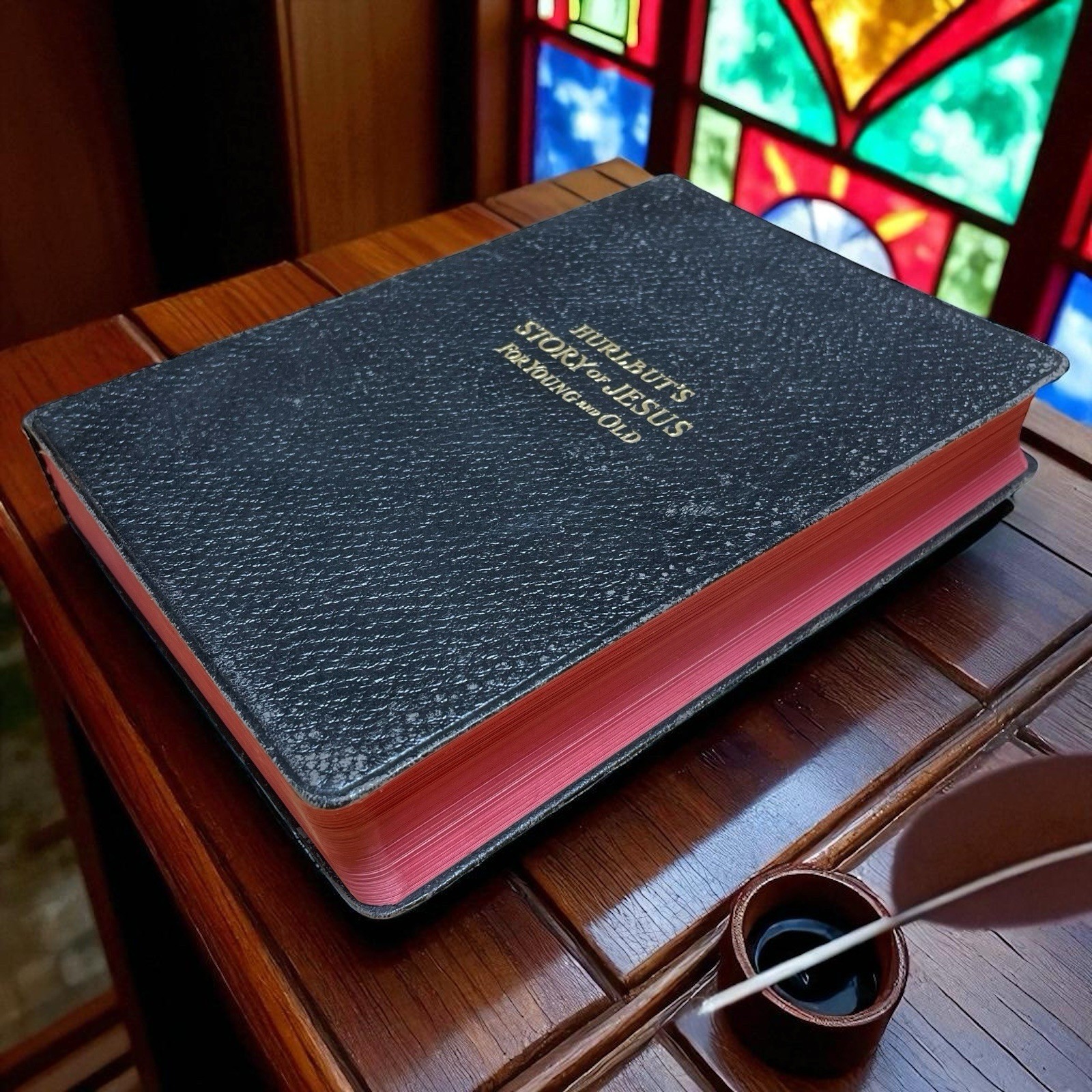 Hurlbut’s Story of Jesus for Young and Old 1915 Leather Cover