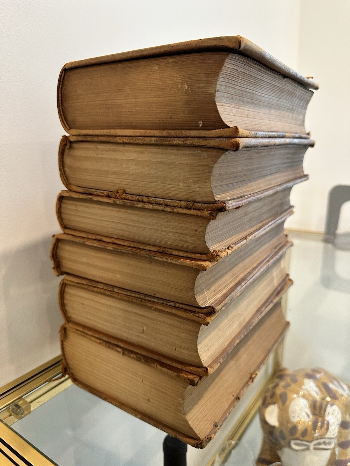 Antique 1850’s California State Supreme Court Law Case Review Books. Decor