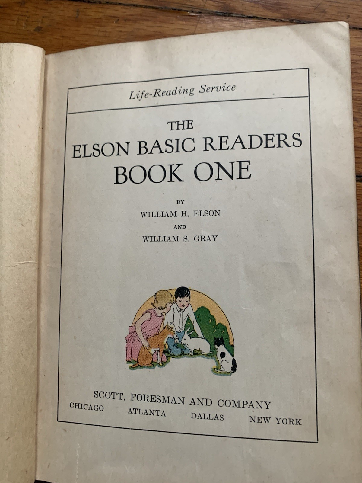 Elson Basic Readers Book One By William Elson & William Gray HC 1930