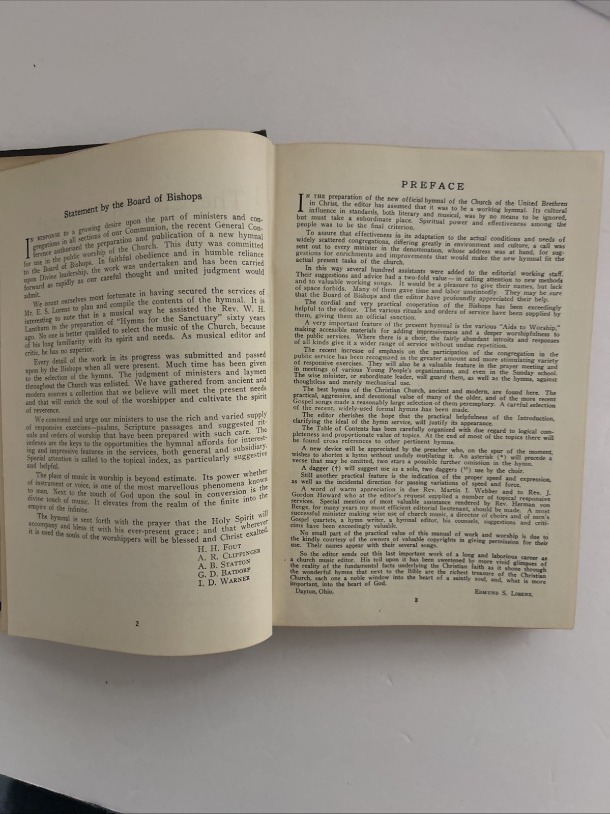 The Church Hymnal 1935 The Church Of The United Brethren in Christ Hardcover
