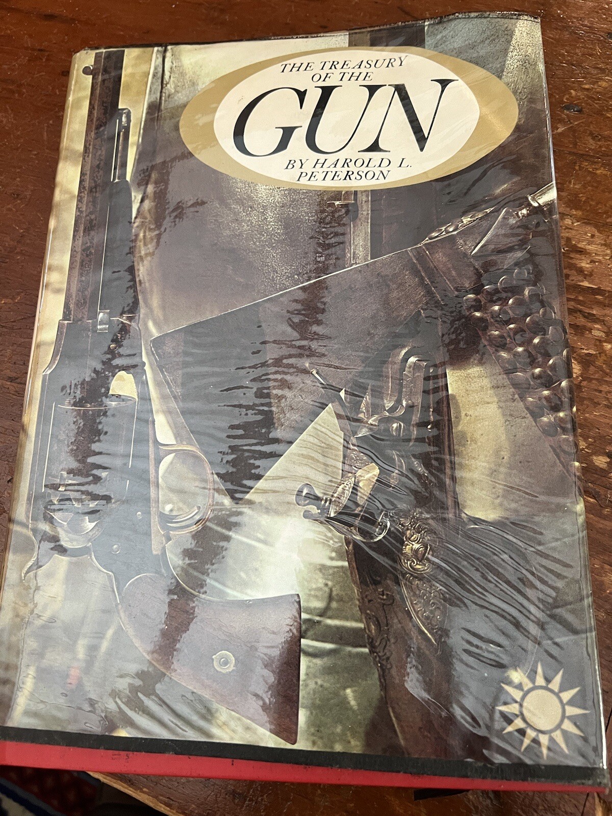 The Treasury of the Gun by Harold L. Peterson 1962 Hardcover Book w/Dust Jacket