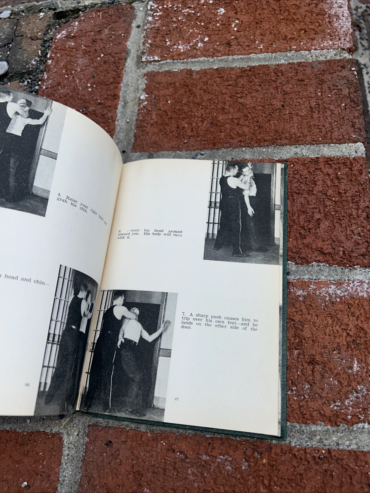 Self Defense or Jiu Jitsu by Dewey Mitchell (1942) Vintage Illustrated Book