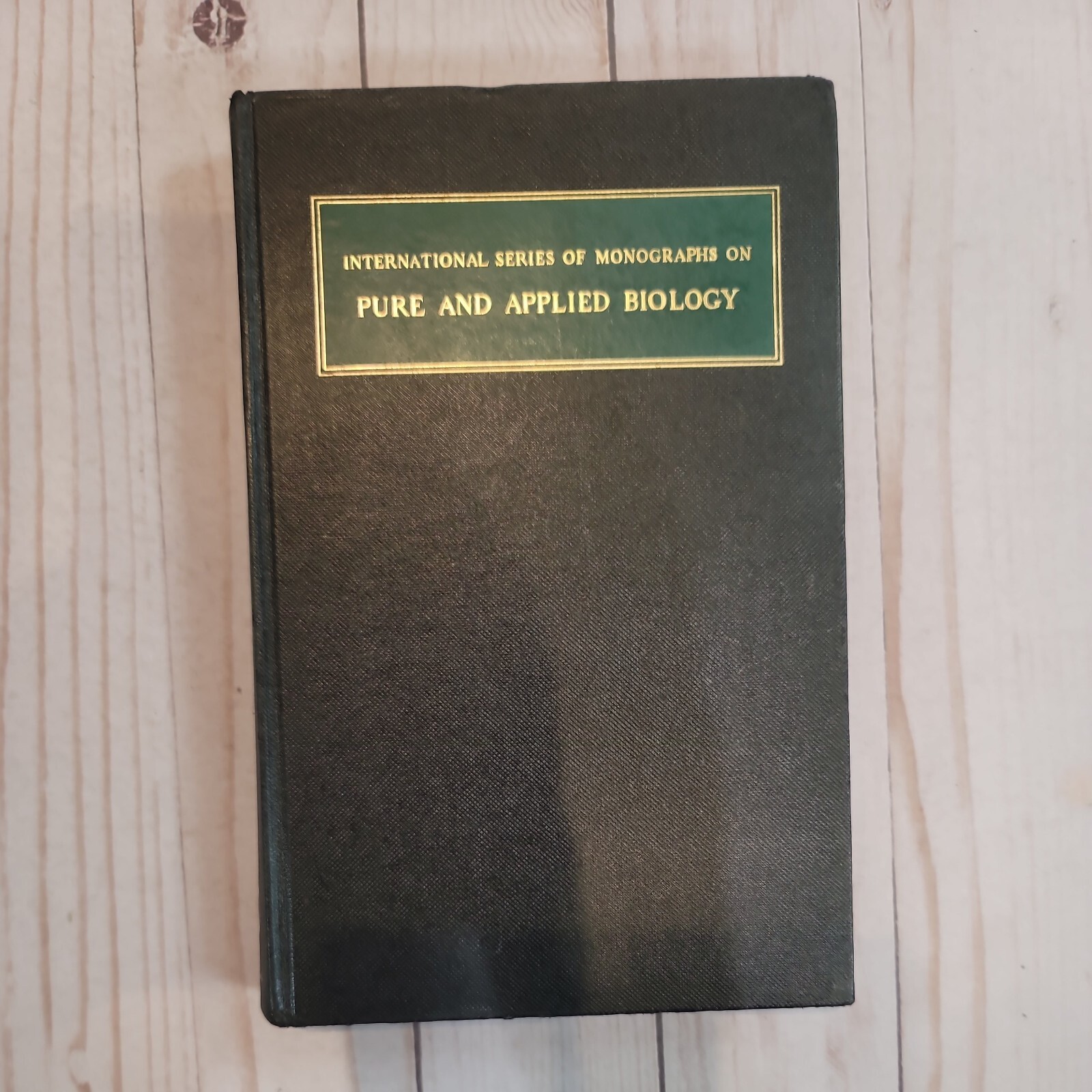 Pure And Applied Biology Hardcover 1963