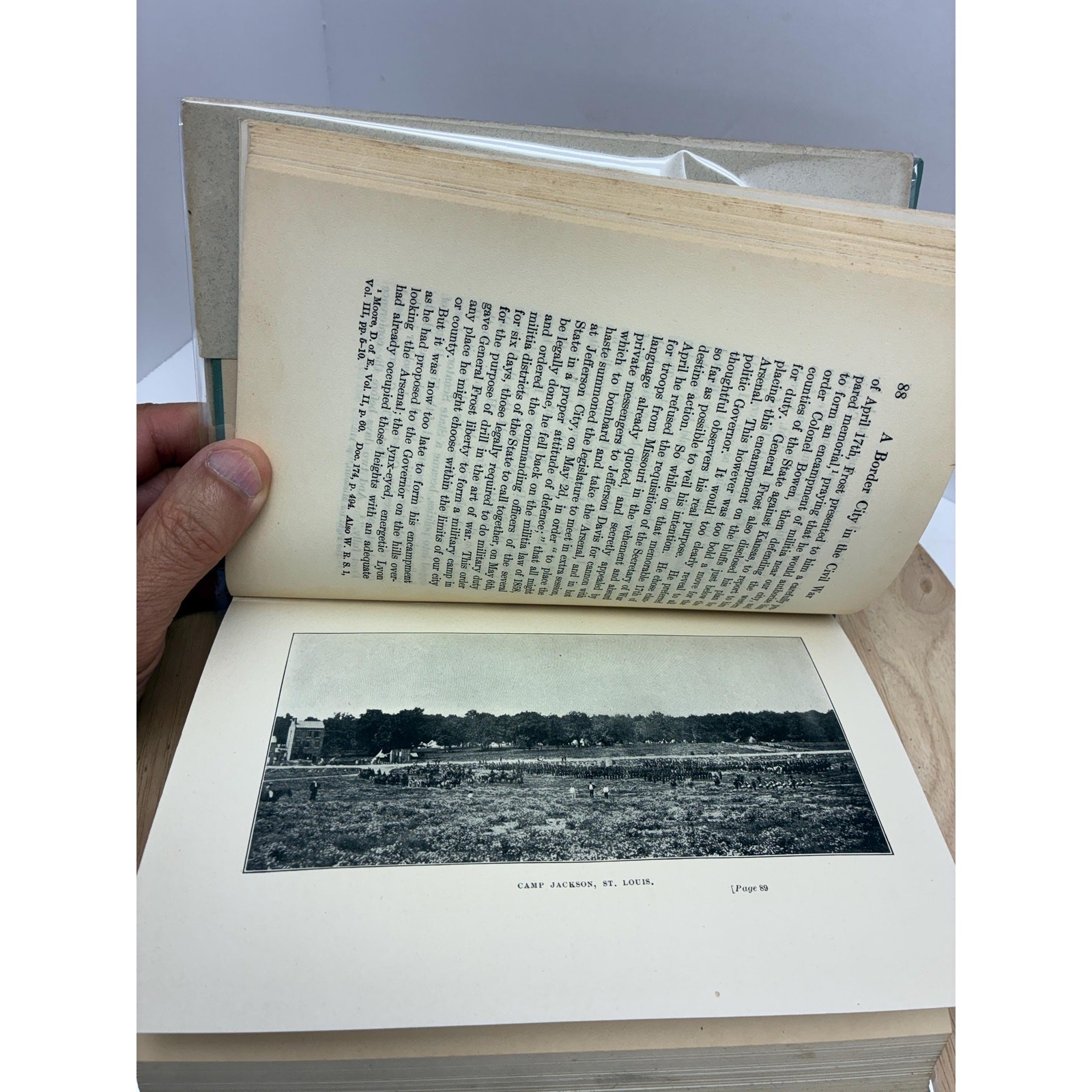 1908 Civil War History Book | A Border City During Civil War Galusha Anderson