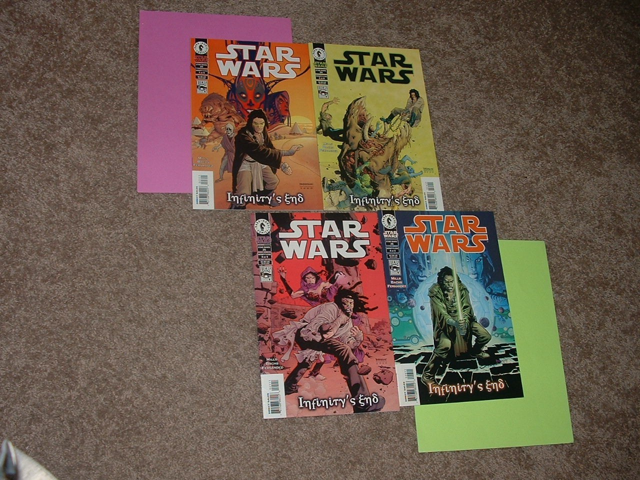 2000 Star Wars Lot of 4 Infinity’s End 1 2 3 4Robinson Sharp Sharp VF+ Fast Ship