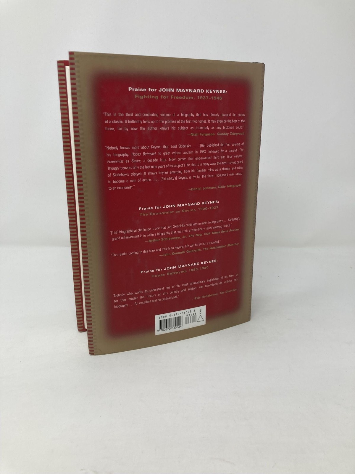 John Maynard Keynes Fighting for Freedom 1937-1946 American by Robert Jacob 1st