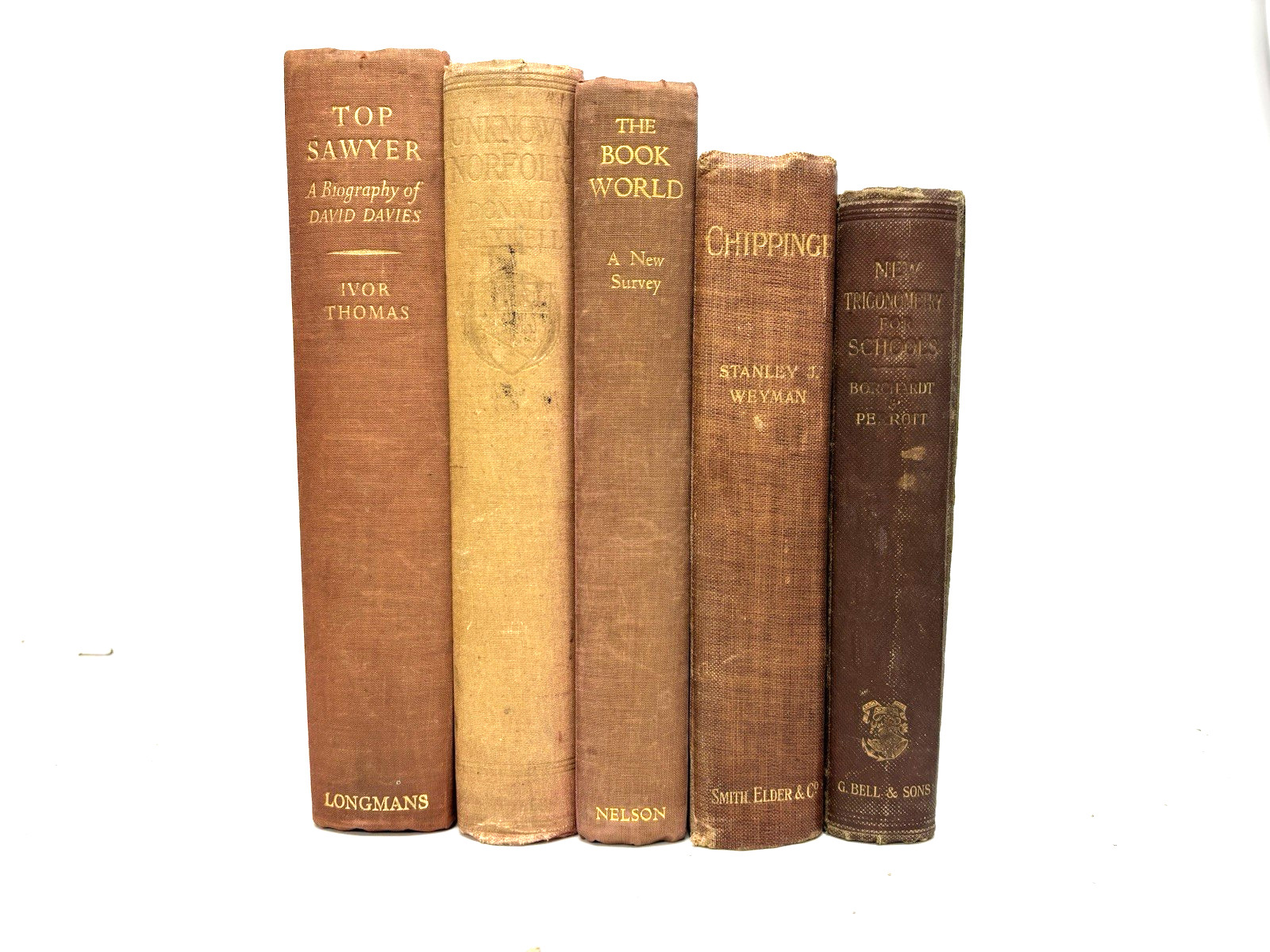 Old Books for Decoration. 19cm shelf space