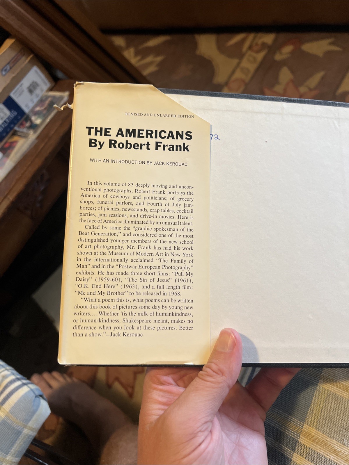 ROBERT FRANK / The Americans Revised and Enlarged Edition (1969) Hardcover