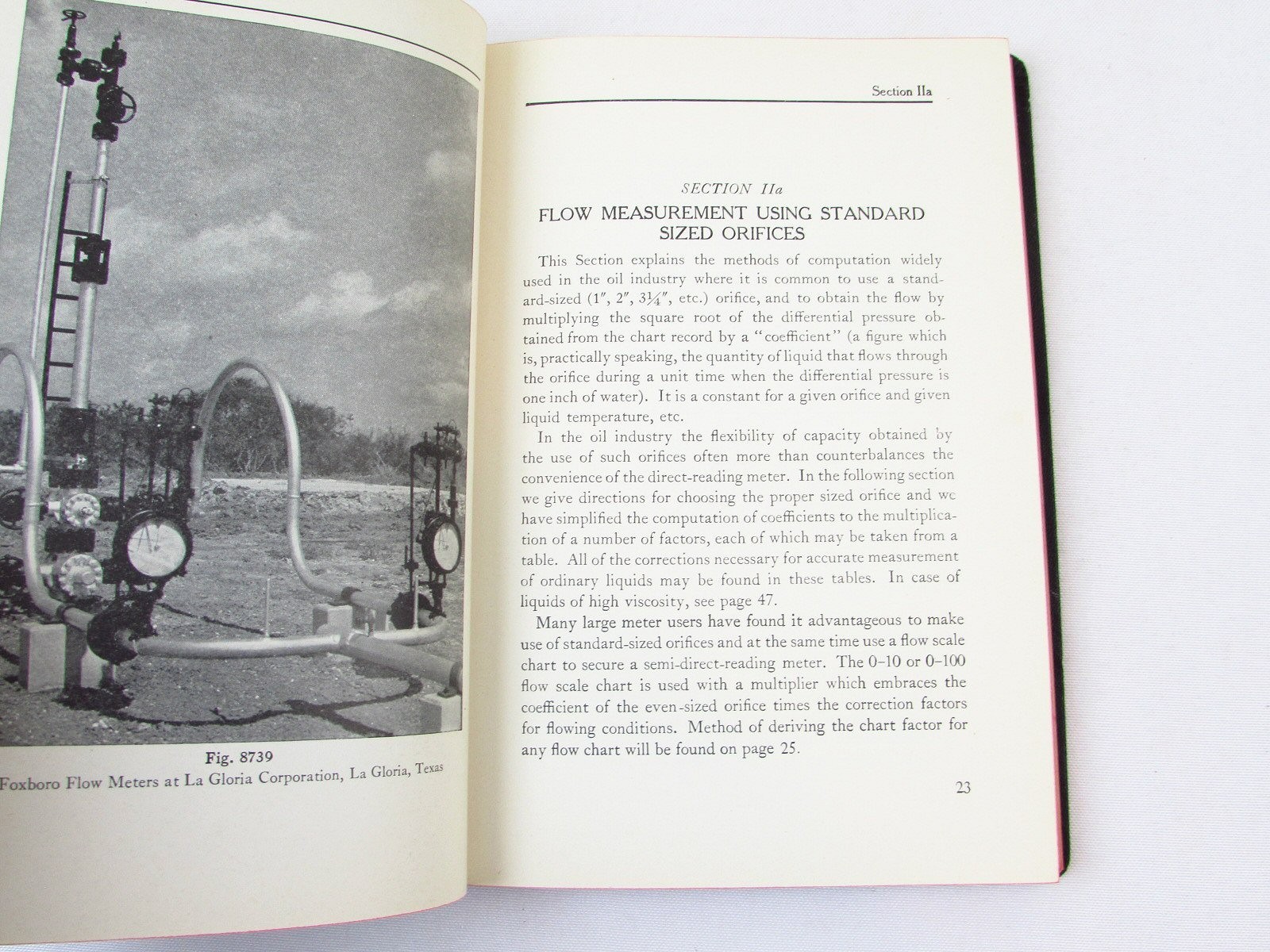Principles & Practice of Flow Meter Engineering L K Spink 1943 Foxboro 6th Ed