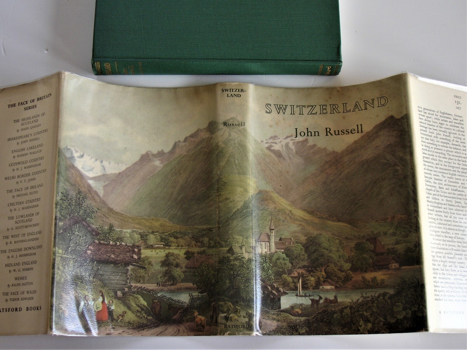Switzerland John Russell B T Batsford 1950 1st