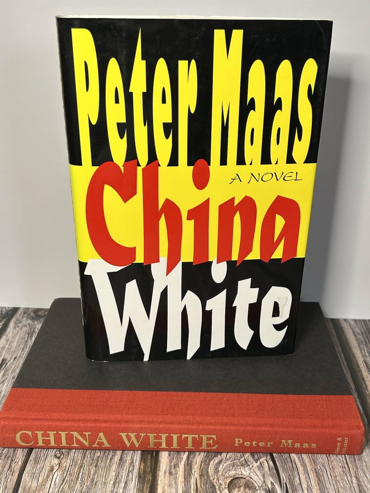 CHINA WHITE / PETER MAAS / FIRST EDITION 1ST PRINT HCDJ NYC CRIME TRIADS MAFIA