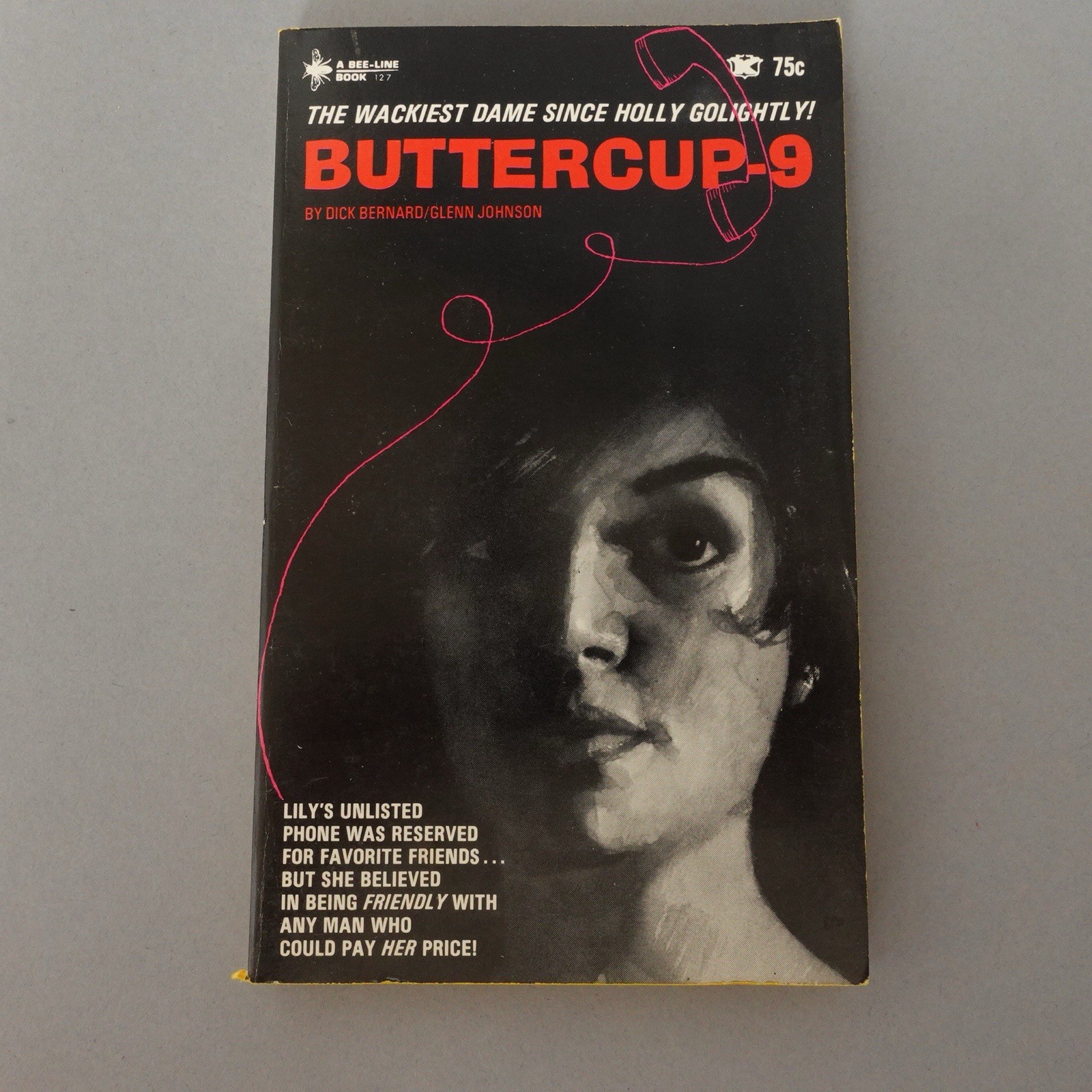 Sleaze Vintage Pb gga, Buttercup 9 by Bernard, Bee-Line 127, 1966, VG+