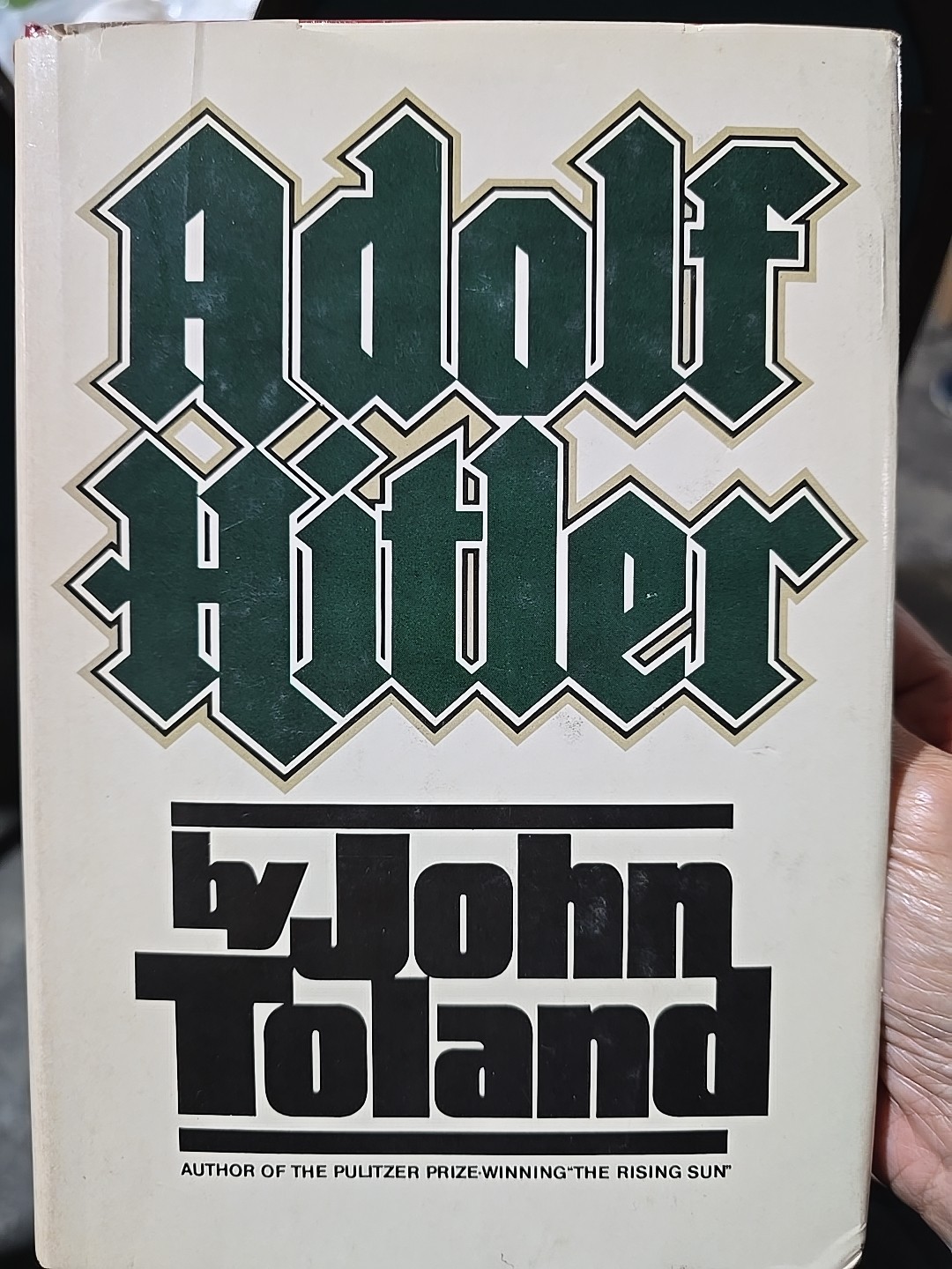 Vintage Adolf Hitler By John Toland -1976 Doubleday -Hardcover/Dust Jacket V ll