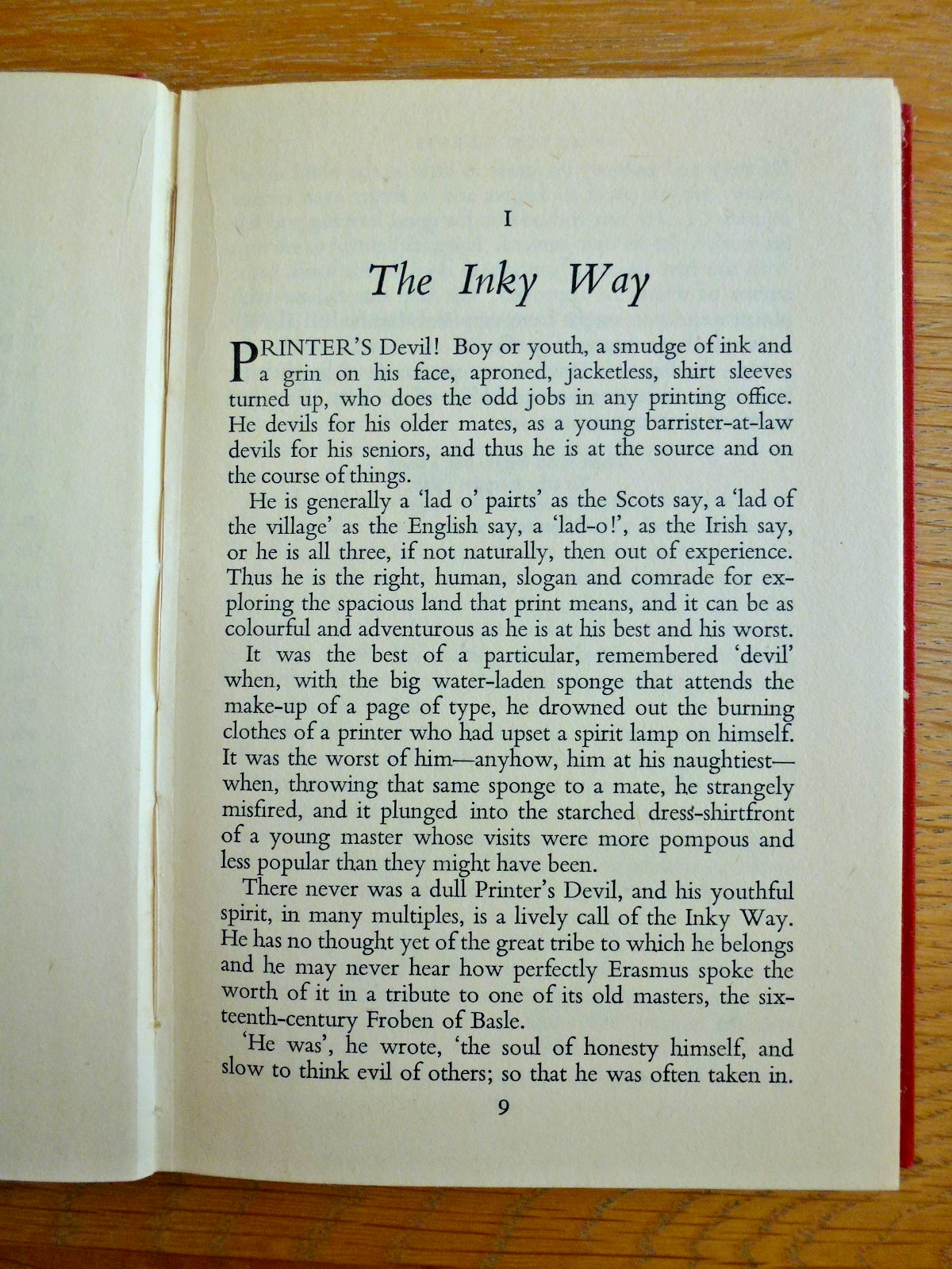 PRINTER’S DEVIL – JAMES MILNE – HARDBACK 1ST EDITION, 1948 – NO DUST-JACKET