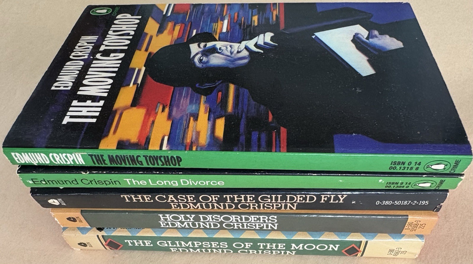 Long Divorce Moving Toyshop Holy Disorders TCOT Gilded Fly Edmund Crispin lot