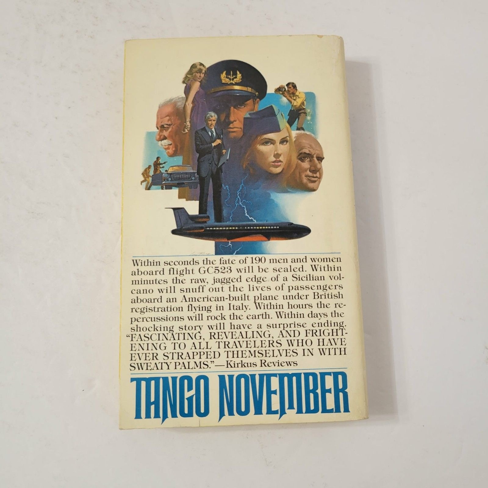 Vintage Tango November by John Howlett Bantam Paperback 1979 Thriller Suspense