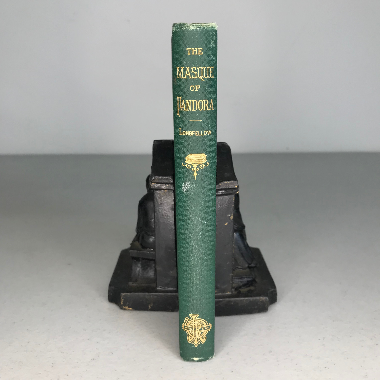 1875 1st Ed. The Masque of Pandora & Other Poems – Longfellow, Green Gilt