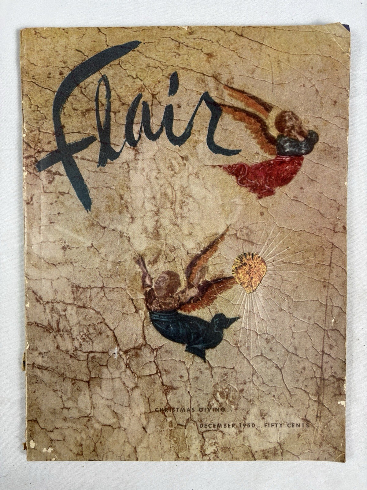 FLAIR MAGAZINE.#11-Vol 1. DEC 1950. ART, FASHION, CHRISTMAS, TRAVEL.FLEUR COWLES