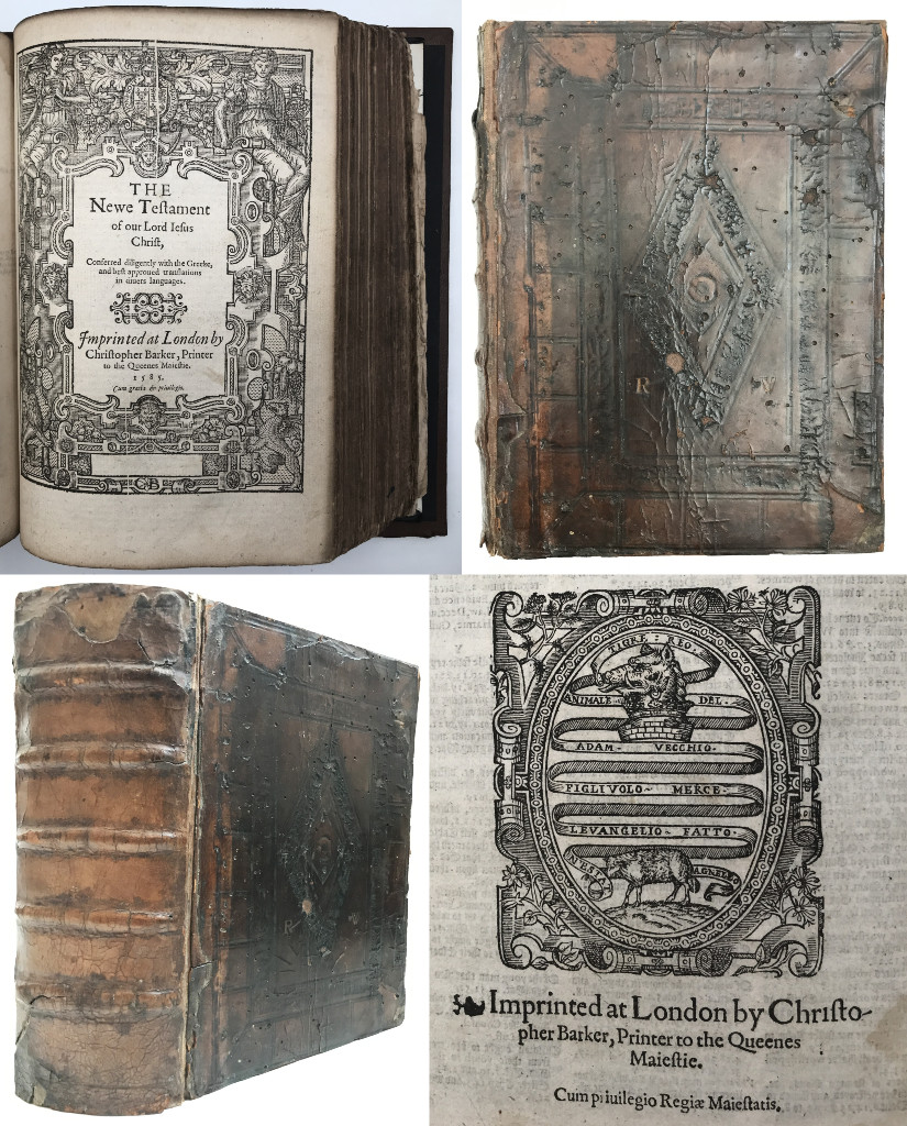 1585 GENEVA BREECHES HOLY BIBLE Old New Testament Apocrypha Concordance Barker*